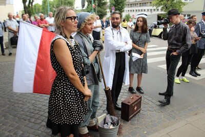 Uroczystość przy Bramie Głównej H. Cegielski –Poznań S.A.