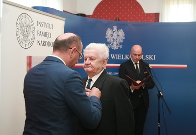 Uroczystość wręczenia Krzyży Wolności i Solidarności. Fot. Bartosz Kochański