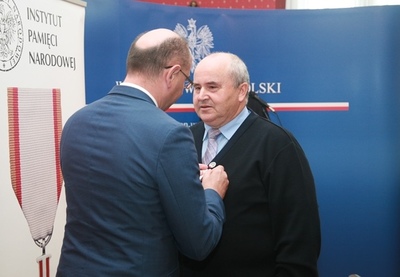 Uroczystość wręczenia Krzyży Wolności i Solidarności. Fot. Bartosz Kochański