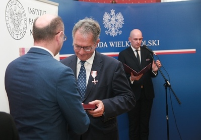 Uroczystość wręczenia Krzyży Wolności i Solidarności. Fot. Bartosz Kochański