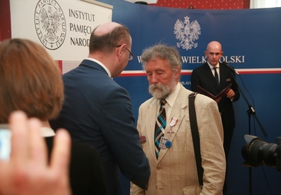 Uroczystość wręczenia Krzyży Wolności i Solidarności. Fot. Bartosz Kochański