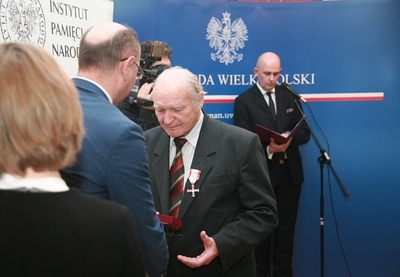 Uroczystość wręczenia Krzyży Wolności i Solidarności. Fot. Bartosz Kochański