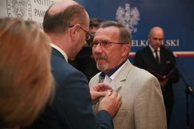 Uroczystość wręczenia Krzyży Wolności i Solidarności. Fot. Bartosz Kochański