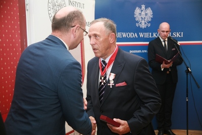 Uroczystość wręczenia Krzyży Wolności i Solidarności. Fot. Bartosz Kochański