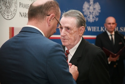 Uroczystość wręczenia Krzyży Wolności i Solidarności. Fot. Bartosz Kochański