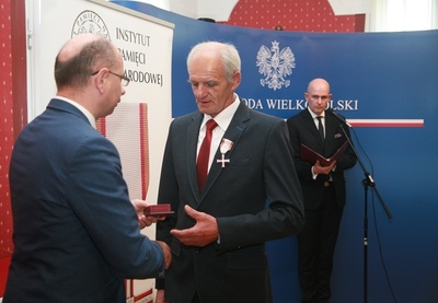 Uroczystość wręczenia Krzyży Wolności i Solidarności. Fot. Bartosz Kochański