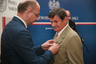 Uroczystość wręczenia Krzyży Wolności i Solidarności. Fot. Bartosz Kochański