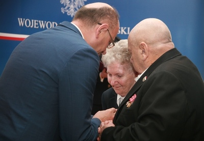 Uroczystość wręczenia Krzyży Wolności i Solidarności. Fot. Bartosz Kochański