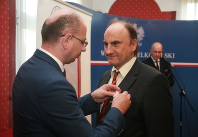 Uroczystość wręczenia Krzyży Wolności i Solidarności. Fot. Bartosz Kochański