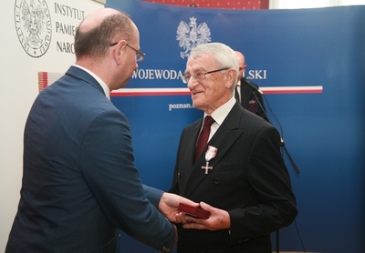 Uroczystość wręczenia Krzyży Wolności i Solidarności. Fot. Bartosz Kochański