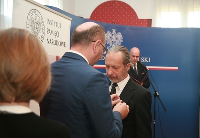 Uroczystość wręczenia Krzyży Wolności i Solidarności. Fot. Bartosz Kochański