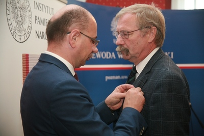 Uroczystość wręczenia Krzyży Wolności i Solidarności. Fot. Bartosz Kochański