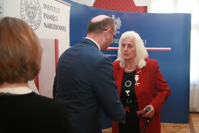 Uroczystość wręczenia Krzyży Wolności i Solidarności. Fot. Bartosz Kochański