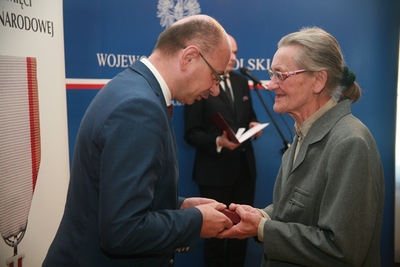 Uroczystość wręczenia Krzyży Wolności i Solidarności. Fot. Bartosz Kochański