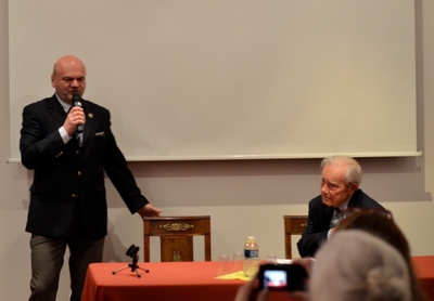 Przemawia Prezes Polskiego Towarzystwa Ziemiańskiego Marcin Schirmer