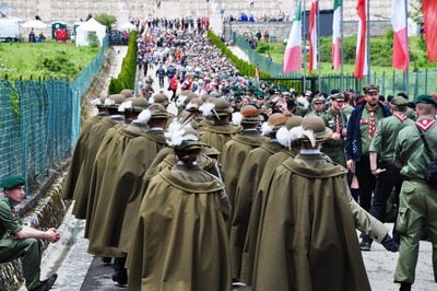 W oczekiwaniu na oficjalnne uroczystości upamiętniające 75. rocznicę bitwy o Monte Cassino