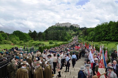 W oczekiwaniu na oficjalnne uroczystości upamiętniające 75. rocznicę bitwy o Monte Cassino