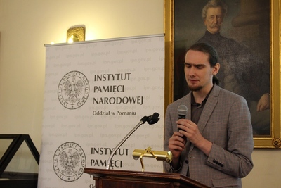 Rolę mecenasa Hejmowskiego w procesie Arthura Greisera zreferował Szymon Pietrzykowski z OBBH IPN w Poznaniu