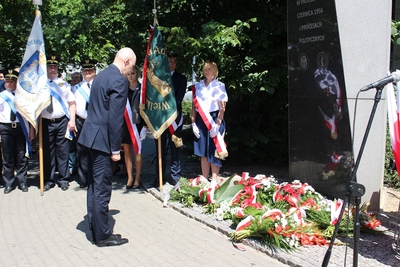 Uroczystość pod Pomnikiem Adwokatów – Obrońców Bohaterów Powstania Poznańskiego Czerwca 1956 r. oraz oskarżonych w procesach politycznych