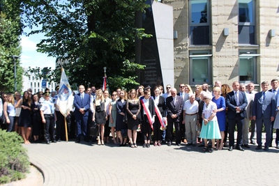Uroczystość pod Pomnikiem Adwokatów – Obrońców Bohaterów Powstania Poznańskiego Czerwca 1956 r. oraz oskarżonych w procesach politycznych