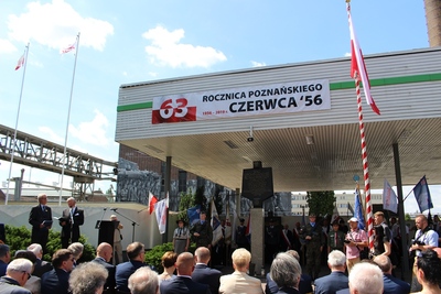 Uroczystość przy Bramie Głównej H. Cegielski – Poznań S.A.