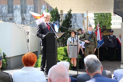 Uroczystość przy Bramie Głównej H. Cegielski – Poznań S.A.