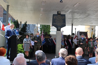 Uroczystość przy Bramie Głównej H. Cegielski – Poznań S.A.