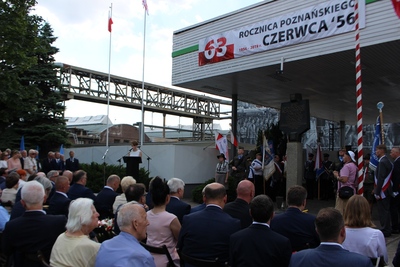 Uroczystość przy Bramie Głównej H. Cegielski – Poznań S.A.