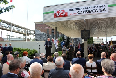 Uroczystość przy Bramie Głównej H. Cegielski – Poznań S.A.