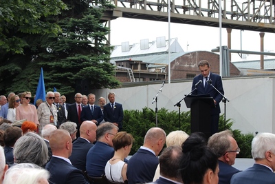 Uroczystość przy Bramie Głównej H. Cegielski – Poznań S.A.