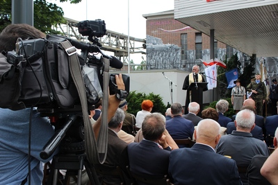 Uroczystość przy Bramie Głównej H. Cegielski – Poznań S.A.