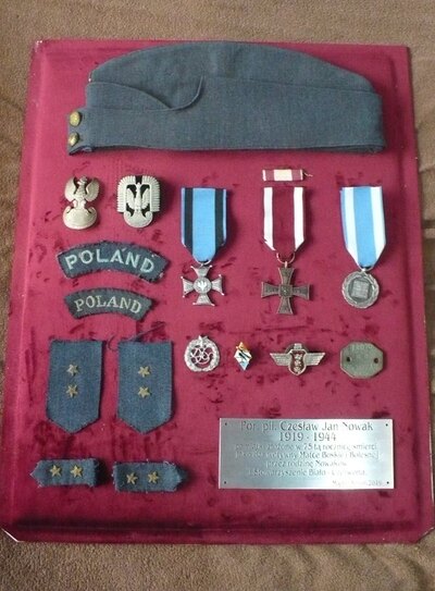 Pamiątki po por. Czesławie Nowaku