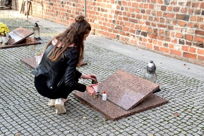 Uczniowie ze Szkoły Podstawowej w Starych Oborzyskach. Fot. Barbara Zaborska