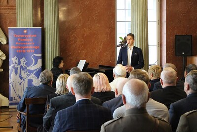 Gala wręczenia Nagrody Honorowej „Dobosz Powstania Wielkopolskiego”. Fot. Bartosz Kochański