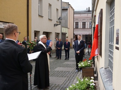 Uroczyste odsłonięcie tablicy