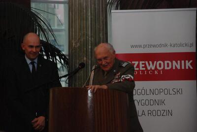 W imieniu uhonorowanych głos zabrał płk Jan Podhorski 