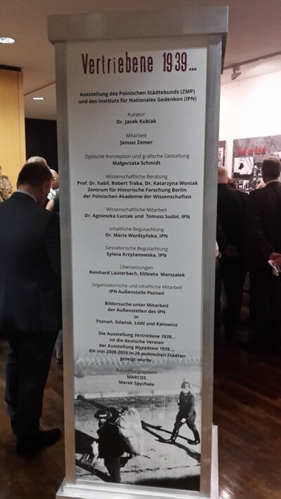 Otwarcie wystawy „Vertriebene 1939... " w siedzibie Fundacji Konrada Adenauera w Berlinie, 7 września 2016 r.