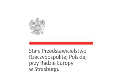 Przedstawicielstwo RP przy Radzie Europy  w Strasburgu LOGO