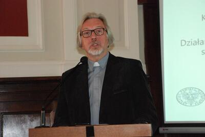 Ks. prof. dr hab. Józef Marecki z prelekcją „Działania aparatu bezpieczeństwa wobec sanktuarium pasyjno-maryjnego w Kalwarii Zebrzydowskiej w latach 1945–1989”