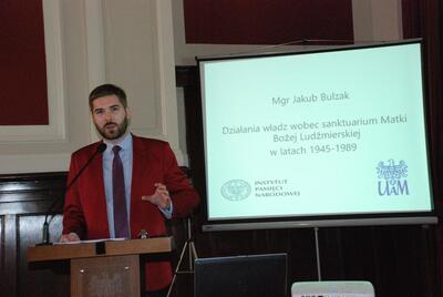 Mgr Jakub Bulzak z wystąpieniem„Działania władz wobec sanktuarium Matki Bożej Ludźmierskiej w latach 1945–1989”