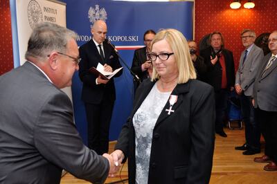 Odznaczenia wręczał zastępca Prezesa IPN Jan Baster