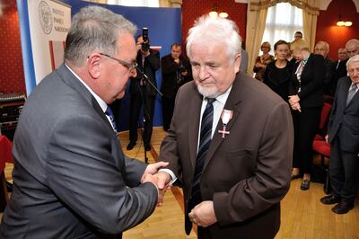 Odznaczenia wręczał zastępca Prezesa IPN Jan Baster