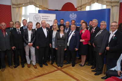 Uroczystość wręczenia Krzyży Wolności i Solidarności