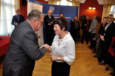 Odznaczenia wręczał zastępca Prezesa Jan Baster