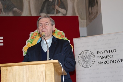 Otwarcie sympozjum przez ks. dr. hab. Mariusza Chamarczuka SDB – Rektora Wyższego Seminarium Duchownego Towarzystwa Salezjańskiego w Lądzie