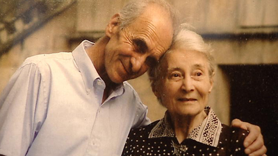 Stanisław Wnorowski z matką Alicją.