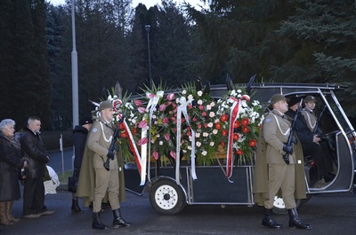 Pożegnanie mjr. w st. spocz. Aleksandra Szymańskiego. Fot. K. Gajda-Bator