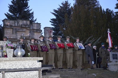 Pożegnanie mjr. w st. spocz. Aleksandra Szymańskiego. Fot. K. Gajda-Bator