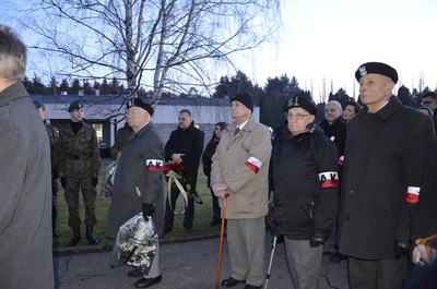 Pożegnanie mjr. w st. spocz. Aleksandra Szymańskiego. Fot. K. Gajda-Bator