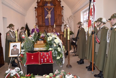 Pogrzeb śp. mjr. Franciszka Sagana ps. „Grabik”. Fot. K. Gajda-Bator